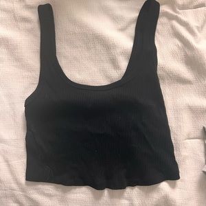 black tank top